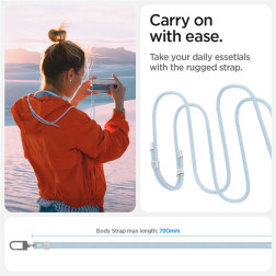 Strap Spigen Universal Cross Body Strap 2 1 Pack, mute blue