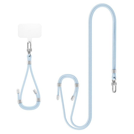 Spigen Universal Set 2 (Cross Body Strap 1P + Wrist Strap 1P + ConTag2 1P), mute blue
