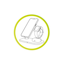 Mobile Origin 3in1 Wireless Magnetic Charger MO1, white