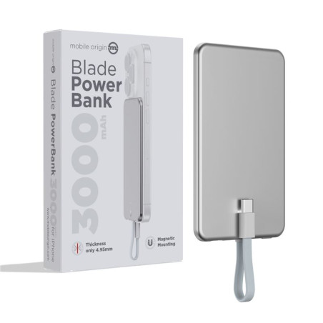 Mobile Origin Blade PowerBank 3000mAh, silver