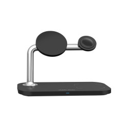 Mobile Origin 3in1 Wireless Magnetic Charger MO1, black