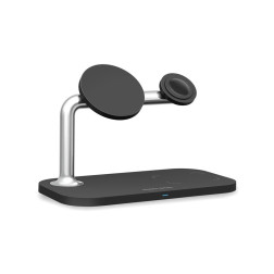 Mobile Origin 3in1 Wireless Magnetic Charger MO1, black