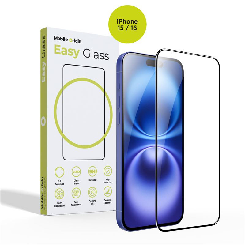 Mobile Origin EasyGlass - iPhone 15/iPhone 16 Mobile Origin EasyGlass - iPhone 15/iPhone 16