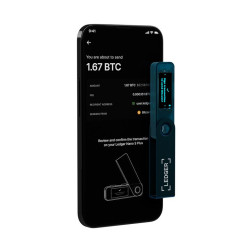 Aparatinė piniginė kriptovaliutoms Ledger Nano S Plus Sapphire Blue 