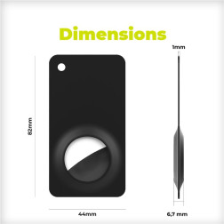 Mobile Origin AirTag Wallet Card, white