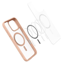 Spigen Ultra Hybrid T MagSafe, frost rose titanium - iPhone 16 Pro Max