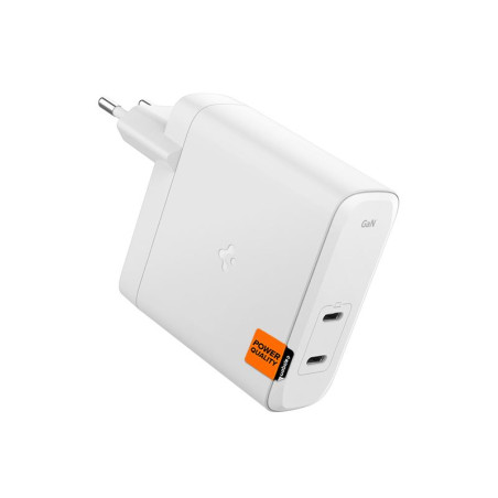 Spigen ArcStation Pro 140W Wall Charger, white - GaN / 2-Port