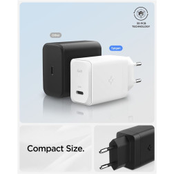 Spigen ArcStation Pro 65W Wall Charger, black - GaN / 1-Port