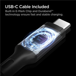 Spigen ArcStation Pro 45W Wall Charger, black - GaN / 1-Port