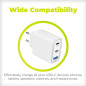 Mobile Origin GaN 40W Wall Charger MO13, 1 USB-A + 2 USB-C