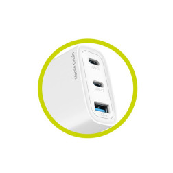 Mobile Origin GaN 40W Wall Charger MO13, 1 USB-A + 2 USB-C
