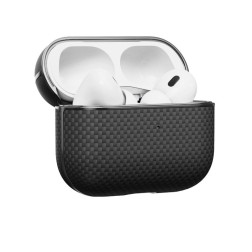Pitaka Aramid Fiber Magnetic Case, black/gray - AirPods Pro2