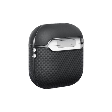 Pitaka Aramid Fiber Magnetic Case, black/gray - AirPods 4