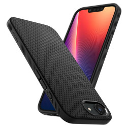 Spigen Liquid Air, matte black - iPhone 16e