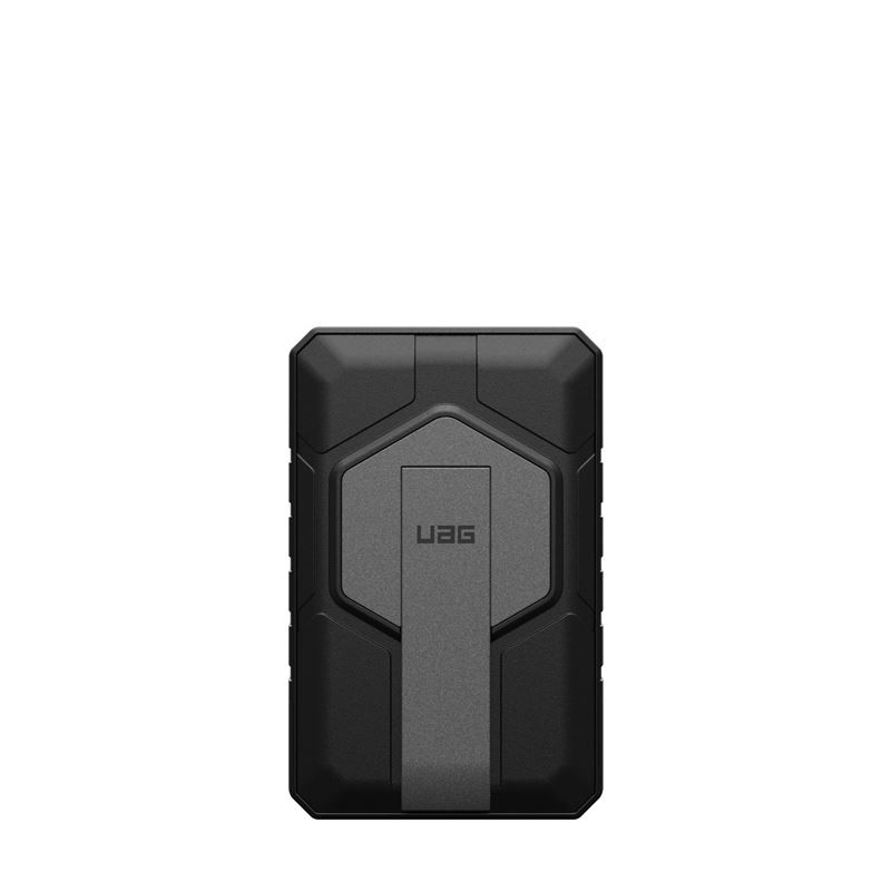 UAG SRGE Rugged PowerBank, MagSafe, Kickstand, Black/Grey - 10 000 mAh
