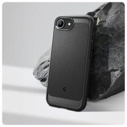 Spigen Rugged Armor MagSafe, matte black - iPhone 16e