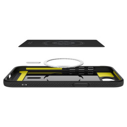 Spigen Rugged Armor MagSafe, matte black - iPhone 16e