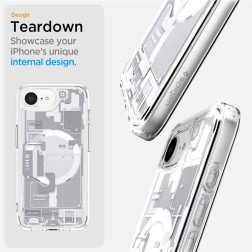 Spigen Ultra Hybrid MagSafe, zero one white - iPhone 16e