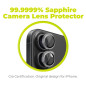 Mobile Origin Sapphire Lens guards, black - iPhone 16/16 Plus Mobile Origin Sapphire Lens guards, black - iPhone 16/16 Plus