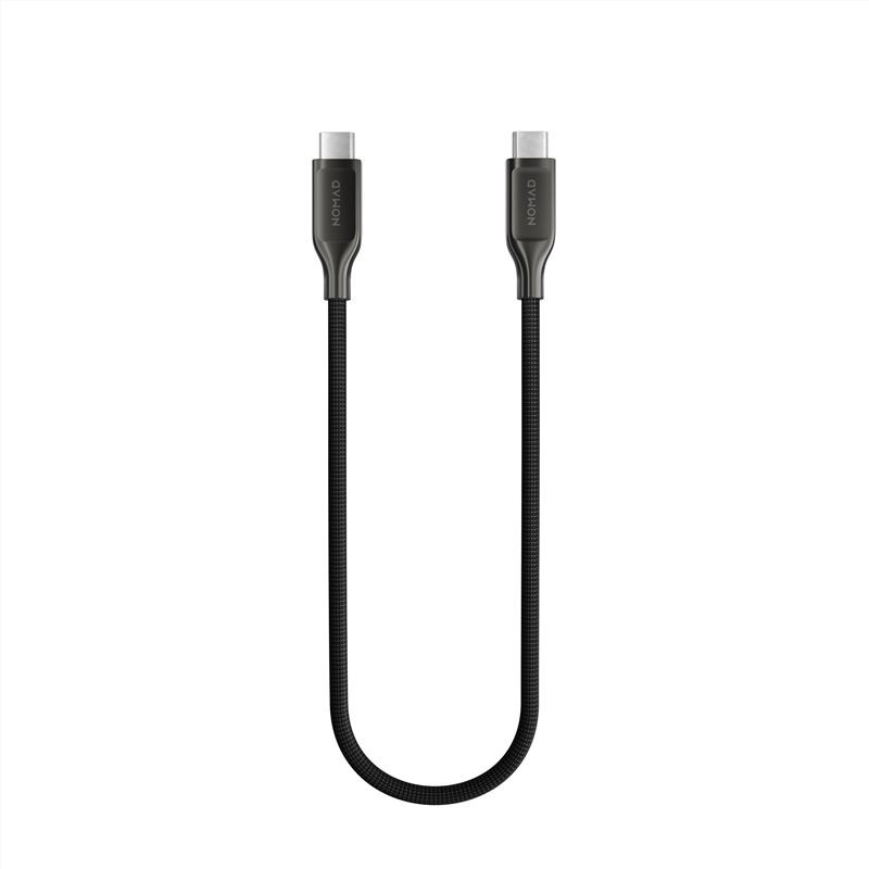 Nomad Kevlar Cable, USB-C to USB-C, 0.3m, carbide