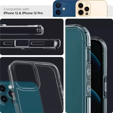Spigen Ultra Hybrid, läbipaistev - iPhone 12/Pro