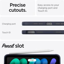 Spigen Nano Pop, blueberry navy - iPad mini 2024/6