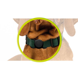 Mobile Origin AirTag Pet Collar, black