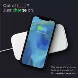 Spigen Rugged Armor, melns - iPhone 12/Pro
