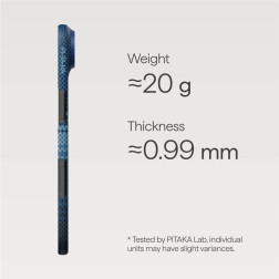 Dėklas Pitaka Ultra-Slim Case, Moonrise - iPhone Air