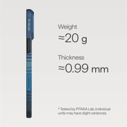 Dėklas Pitaka Ultra-Slim Case, Moonrise - iPhone 17 Pro