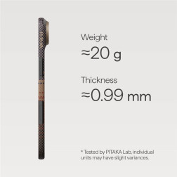 Dėklas Pitaka Ultra-Slim Case, Sunset - iPhone Air