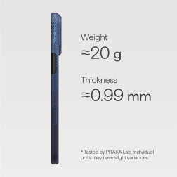 Pitaka Ultra-Slim Case, Over the horizon - iPhone 17 Pro Max