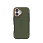 Dėklas UAG Civilian Magsafe,Olive/Orange - iPhone 17