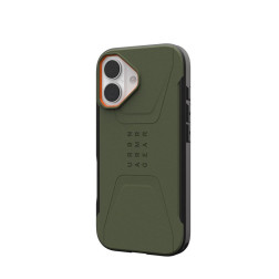 Dėklas UAG Civilian Magsafe,Olive/Orange - iPhone 17