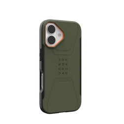 Dėklas UAG Civilian Magsafe,Olive/Orange - iPhone 17