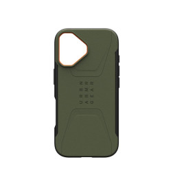 Dėklas UAG Civilian Magsafe,Olive/Orange - iPhone 17