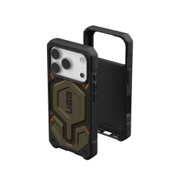 Dėklas UAG Monarch Pro,Kevlar Element Green - iPhone 17 Pro
