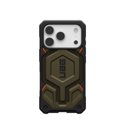 Dėklas UAG Monarch Pro,Kevlar Element Green - iPhone 17 Pro