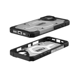 Dėklas UAG Pathfinder Clear Magsafe,Ice/Silver - iPhone 17