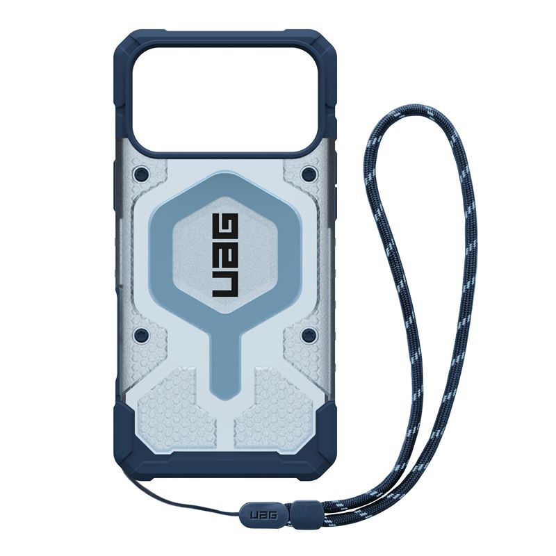 UAG Pathfinder Clear Magsafe,Blues Lanyard - iPhone 17 Pro Max