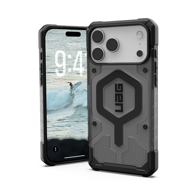 UAG Pathfinder Clear Magsafe,Ash/Black - iPhone 17 Pro Max