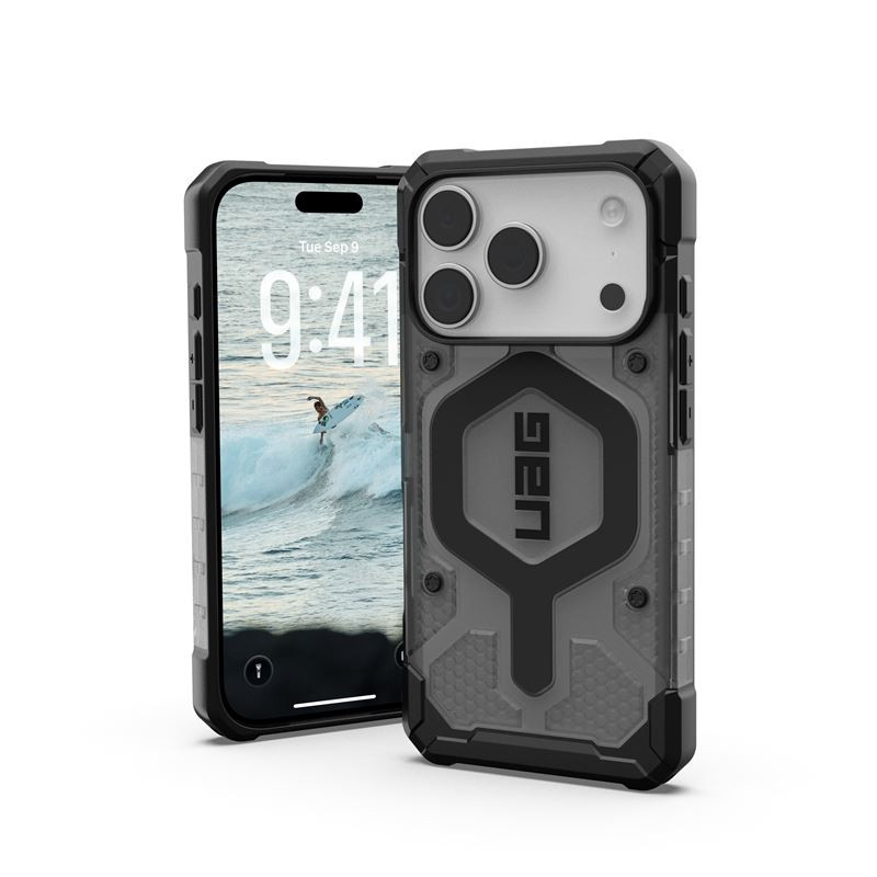Dėklas UAG Pathfinder Clear Magsafe,Ash/Black - iPhone 17 Pro