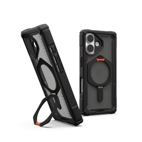 Dėklas UAG Plasma XTE Magsafe,Black/Pop Orange - iPhone 17