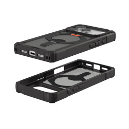 Dėklas UAG Plasma XTE Magsafe,Black/Pop Orange - iPhone 17 Pro