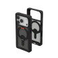 Dėklas UAG Plasma XTE Magsafe,Black/Pop Orange - iPhone 17 Pro