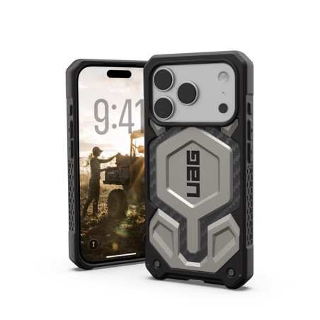 Dėklas UAG Monarch Pro,Titanium - iPhone 17 Pro