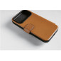 Dėklas Nomad Modern Leather Folio, english tan - iPhone 17 Pro