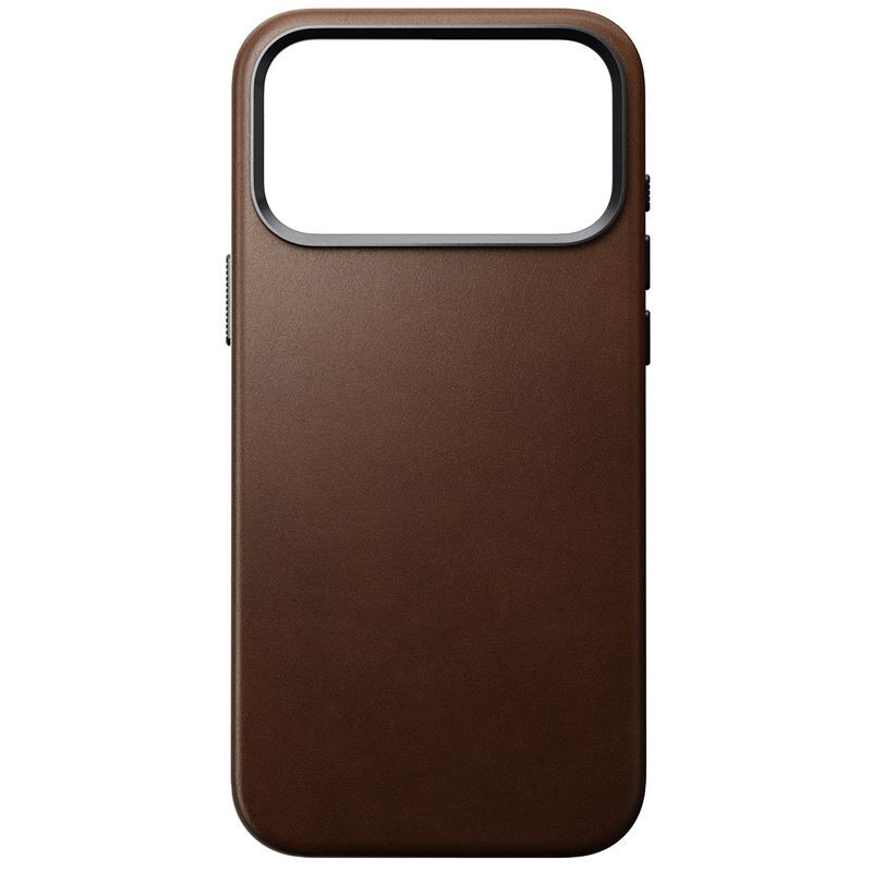 Nomad Traditional Leather Case, brown - iPhone 17 Pro Max