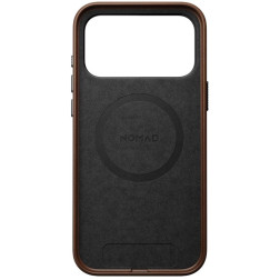 Nomad Traditional Leather Case, brown - iPhone 17 Pro Max