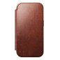 Dėklas Nomad Modern Leather Folio, olde dublin (Horween) - iPhone 17 Pro Dėklas Nomad Modern Leather Folio, olde dublin (Horween) - iPhone 17 Pro